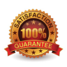 100% Satisfaction Guaranteed Badge